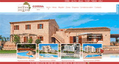 Desktop Screenshot of cotesa-mallorca.com